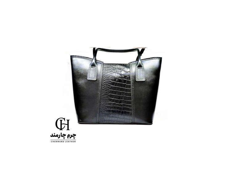 کیف چرم طبیعی دستی زنانه مدل 053 دستدوز برندچرمچارمند