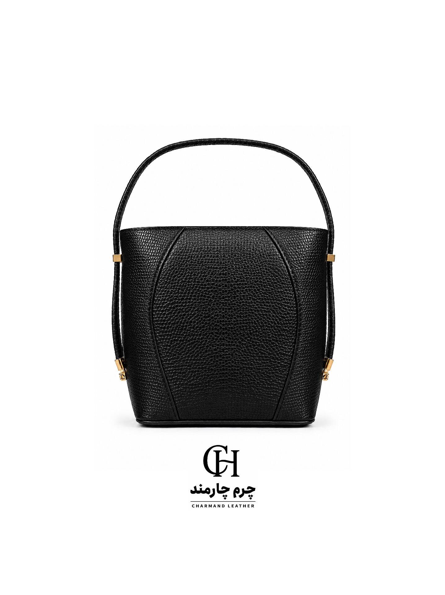 کیف چرم طبیعی دستی زنانه مدل 056 دست‌دوز برندچرم‌چارمند