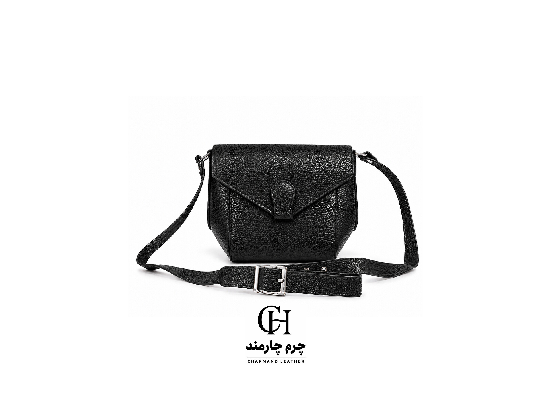 کیف چرم طبیعی دوشی زنانه مدل 052 دستدوز برندچرمچارمند